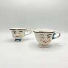 Vintage Baileys Irish Cream His   Hers Yum Coffee Mugs Set Of 2 90s Wink