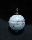 Antique 1893 Chicago Exposition World s Fair Charm Porcelain Hand Painted