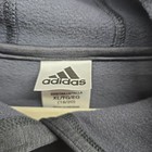 Adidas Men s Xl Hoodie 3 Stripe Pullover Black Sweatshirt Charcoal Gray Logo