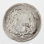 1861 P Seated Liberty Half Dime  90  Silver   f - Fine Details    free Shipping 