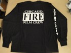 Chicago Fire Tv Series Film Crew Adult Ultra Cotton Long Sleeve T-shirt L  d43