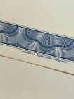 Usa Stock Blanco Specimen Stock Certificate    Intaglio Shares Blue Unc