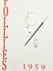 Mid Century Lot  6  State College Pa Jr  Woman   s Club 1959-1967 Follies Programs