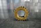 Helical Gear 20 Teeth 2 88    Industrial Keyway 1 5    Bore  88 Wide Brass Or Bronze
