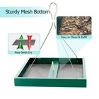 Solution4patio Garden Platform Wild Bird Feeder For Outside  Large Hanging