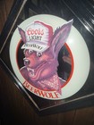 Vintage Coors Light    beer Wolf    Mirror Bar Sign     Framed