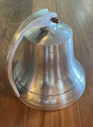  Vintage Aluminum Ship   s Bell Wall Mount 6 Inch Nautical Boat Rope Ringer