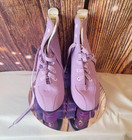 Roller Skates Purple Skating Boot Lights Wheels Women Size 8  38  New