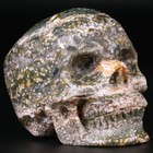 3 01  Ocean Jasper Carved Crystal Skull  Realistic  Crystal Healing