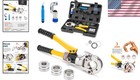 Hydraulic Copper Pipe Press Crimping Tool Kit Pex Crimper 1 2 3 4 1 Inch With Cu