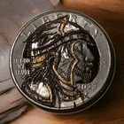 Hobo Nickel Hand Carved Original By J m Tarantula Washington As Greek God Zeus
