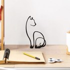 Metal Cat Minimalist Art Wall Sculpture Minimalist Abstract Cat Line Wall Art Mo