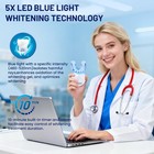 Teeth Whitening Kit With Led Light     4 Whitening Gel Pens   2 Desensitizing Pens