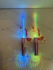 2 Valentine   s Day Unicorn Fiber Optic Wands Age Is 3 