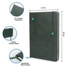 Lined Journal Notebook For Women Men - A5 Hardcover Leather Notebook  8 3 X 5   