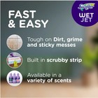 Swiffer Wet Jet With Refill  Unscented  1 Handle   1 Solution   5 Pads   Battery