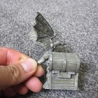 Vintage Hudson Pewter Dragon  Figure Treasure Chest 1989