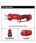 Milwaukee 2534-21 M12 12v Brushless Cordless Pruning Shears Kit