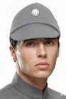 Imperial Officer Cap Hat Wear Costume Black Grey Green Color size