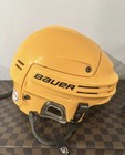 Rare Bauer 4500 Pro Hockey Helmet Size Meduim Yellow 