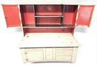 Vintage Wolverine 1950s Tin Litho Toy Kitchen Hutch   Base Nice Condition 7   14 