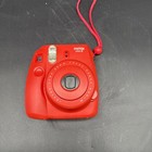 Fujifilm Instax Mini 8 Raspberry Red Instant Film Camera Tested   Working 
