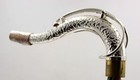 Handmade Silver Plated Sba Style Hand Hammered Copper Tenor Saxophone Neck Cool