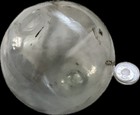 Antique Japanese Blown Glass Fishing Float Bristol Bay Alaska Found 1890-1940