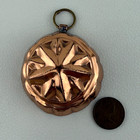 Vintage Metal Copper Mold Jello Jelly Star Design Wall Decor Mini Small 2 1 8 