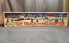 1995 Hess Truck   Helicopter Set W  Original Box     Untested     As   is