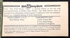 Disney Ticket Book 5 Adventures In Magic Kingdom Magic Key Coupon Courtesy 1977