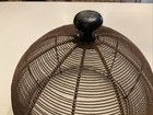 Antique Wire Cloche Shoo Fly Food Cover Rustic Metal Mesh French Plant Guard