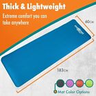 Maximo Yoga Fitness Mat Extra Thick Multipurpose Workout Mat  72 X 24  Blue