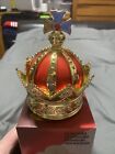 New Red Gold Vintage Retro 90s Crown Car Truck Semi Rv Home Air Freshener Rare