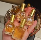 5pcs Vintage Empty Glass Perfume Bottles Refillable Fine Mist Spray Bottles usa