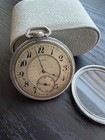 1922 Elgin 12s Pocket Watch 17 Jewels Grade 345 Art Deco Engraved Case Running