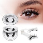 Cruelty-free Magnetic Eyelashes - 2 Pairs With Applicator For Effortless Beauty