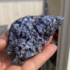 180g Rare Natural Sapphire Blue Corundum Rough Gem Mineral Cluster Specimen