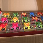 Wooden Alphabet Train Cars Set- Magnetic Educational Toy By Atoylink For Kids 3 