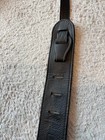 Gibson Leather Guitar Strap Black Adjustable Electric Acoustic Comfort F244