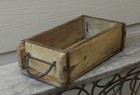 New With Antique Look Brick Mold Wood Box -  Primitive Style Re-purposed Wood