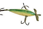 Rare C1907 Pflueger Green   White Peerless Minnow Lure
