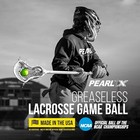 Guardian Pearl X Greaseless Lacrosse  - 3 Pack  Optic Yellow
