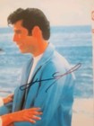Olivia Newton John Travolta Grease Signed 8x10 Photo Coa W  Matching Sticker 