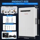 Natural Gas Tankless Water Heater Instant Hot 5 26gpm 20l Outdoor Digitaldisplay