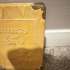 Vintage  savings For Baby  Book-shaped Coin Bank  Manufactured By The Zell 