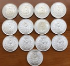 Lot Of 5 1878-1893 Cc Morgan American Silver Dollar Coins - Bu Mixed Years