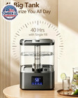 Humidifiers For Bedroom  4l Cool Mist Humidifier For Large Room  Black