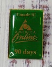 Lot Of 3 Vintage America Online Aol Internet Collectible Pins