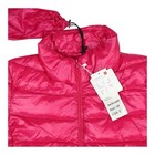 Women   s Ultra-light Pink Down Jacket - Slim Fit Short Coat Winter Parka M